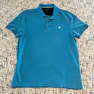 Bright Blue fitted Pique Banana Republic Polo